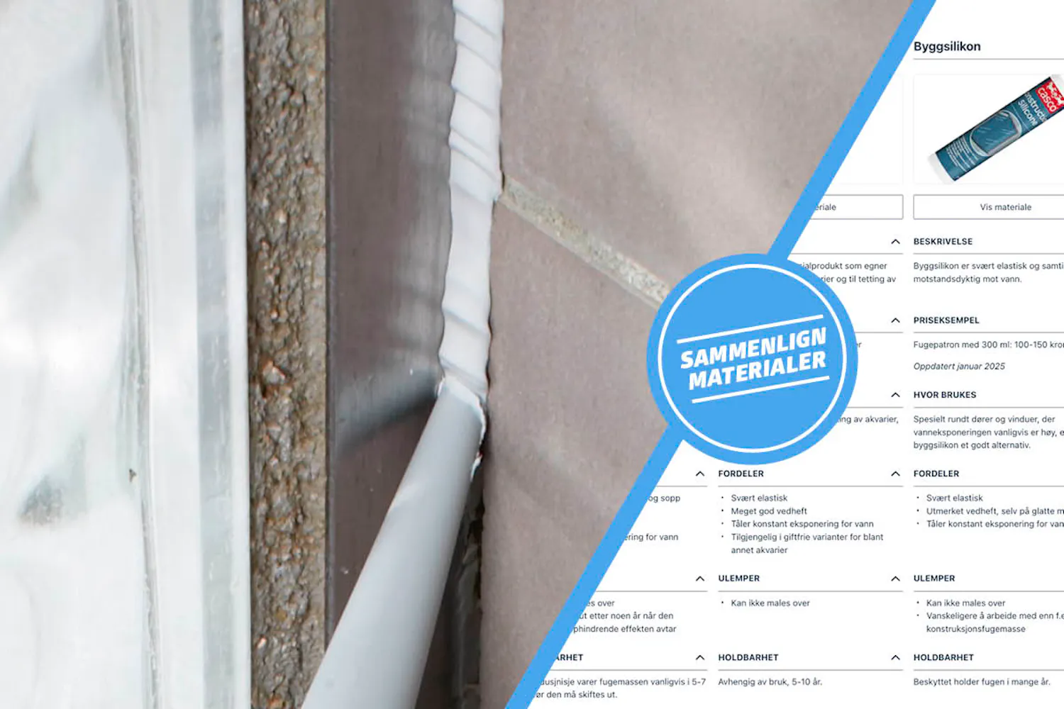 Silikonefugemasse Silikonefugemasse